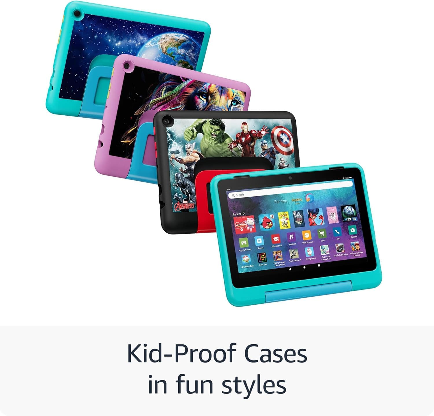 Amazon Fire HD 8 Kids Pro tablet- 2024, age 6-12 32 GB 6-month Amazon Kids+ - Thumbnail 3