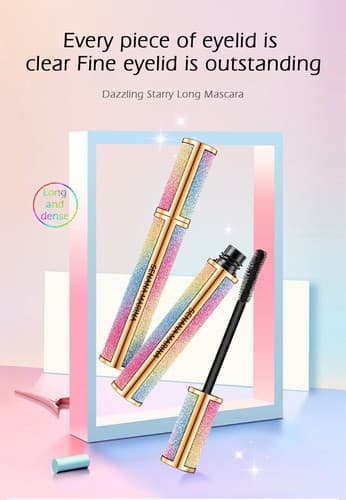 4 Pk 4D Silk Fiber Mascara – Waterproof, Thick Long Lashes, Vivid Galaxy Effect - Thumbnail 6