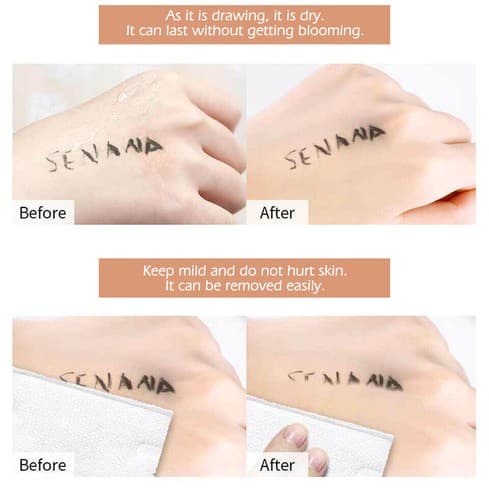 2 pack 4D Starry Sky Eyeliner Waterproof Liquid Black Long Lasting Quick Drying - Thumbnail 6