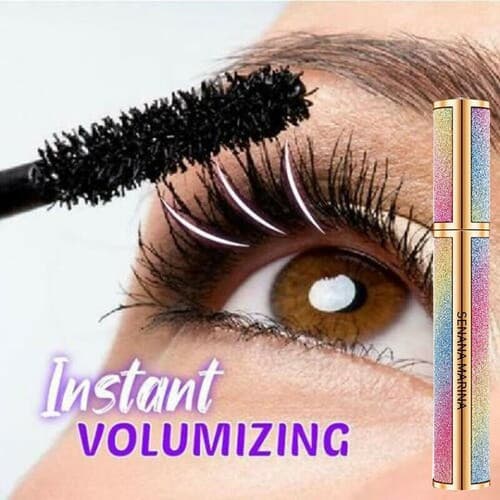 4 Pk 4D Silk Fiber Mascara – Waterproof, Thick Long Lashes, Vivid Galaxy Effect - Thumbnail 2