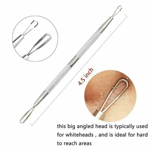 Acne Needle Blackhead Remover Pimple Blemish Comedone Extractor 7 Pcs Tool Kit - Thumbnail 4