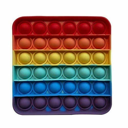 Fidget Toy Push Bubble Pop Sensory Stress Relief Kids Silicone Popit Toy - Thumbnail 6