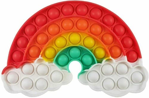 Fidget Toy Push Bubble Pop Sensory Stress Relief Kids Silicone Popit Toy - Thumbnail 8
