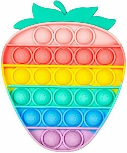 Fidget Toy Push Bubble Pop Sensory Stress Relief Kids Silicone Popit Toy - Thumbnail 9