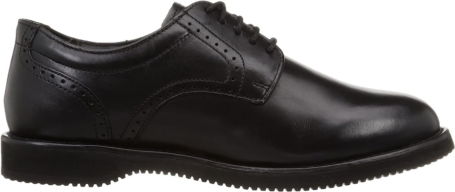 Rockport DresSports Oxford Plain Toe Black Leather Mens Dress Shoes 9.5 M - Thumbnail 2