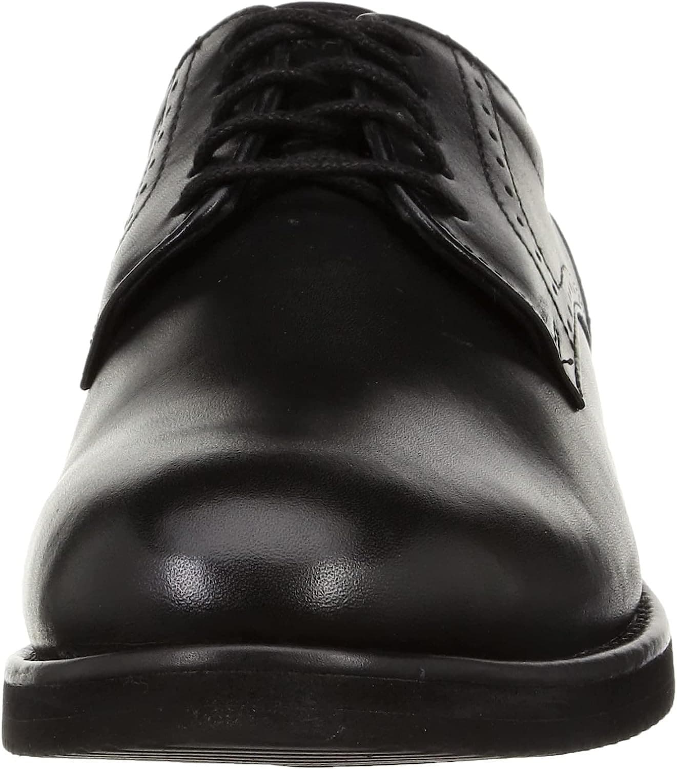 Rockport DresSports Oxford Plain Toe Black Leather Mens Dress Shoes 9.5 M - Thumbnail 4