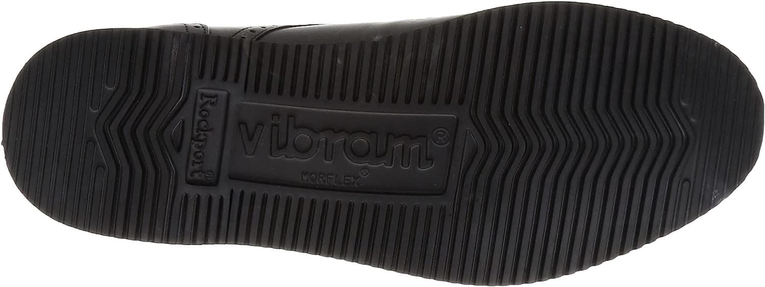 Rockport DresSports Oxford Plain Toe Black Leather Mens Dress Shoes 9.5 M - Thumbnail 7