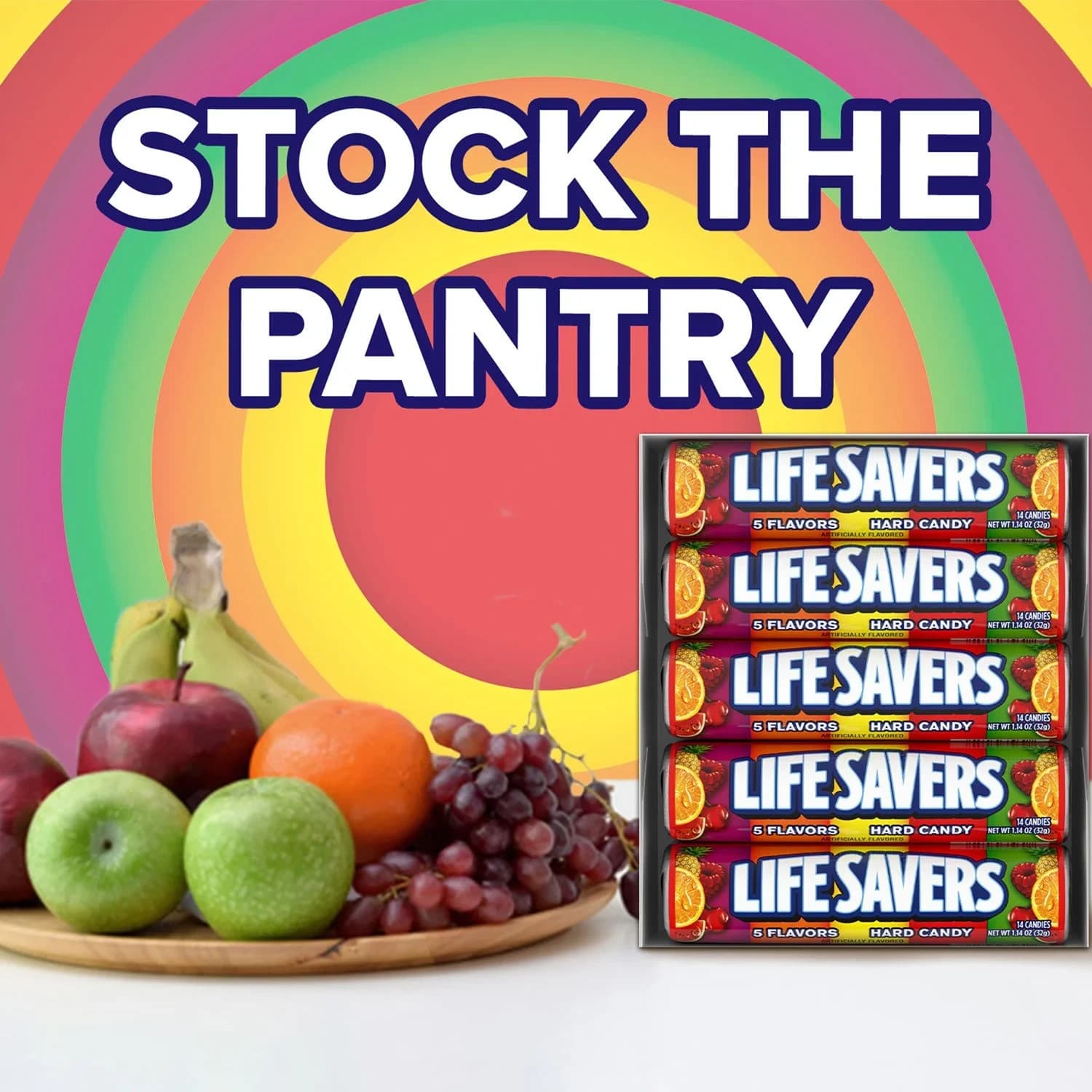 LIFE SAVERS 5 Flavors Hard Candy Rolls, 1.14 Ounce total 20 packs - Thumbnail 5