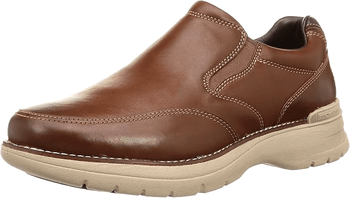Rockport Prowalker Next Slip-On Men's Shoes Brown Leather 12 Wide EE - Thumbnail 4