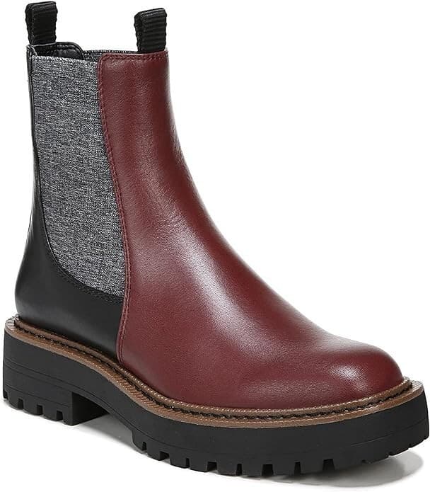 Sam Edelman Women's Laguna Chelsea Ankle Boot Bordeaux Leather Brown 8 M - Thumbnail 3
