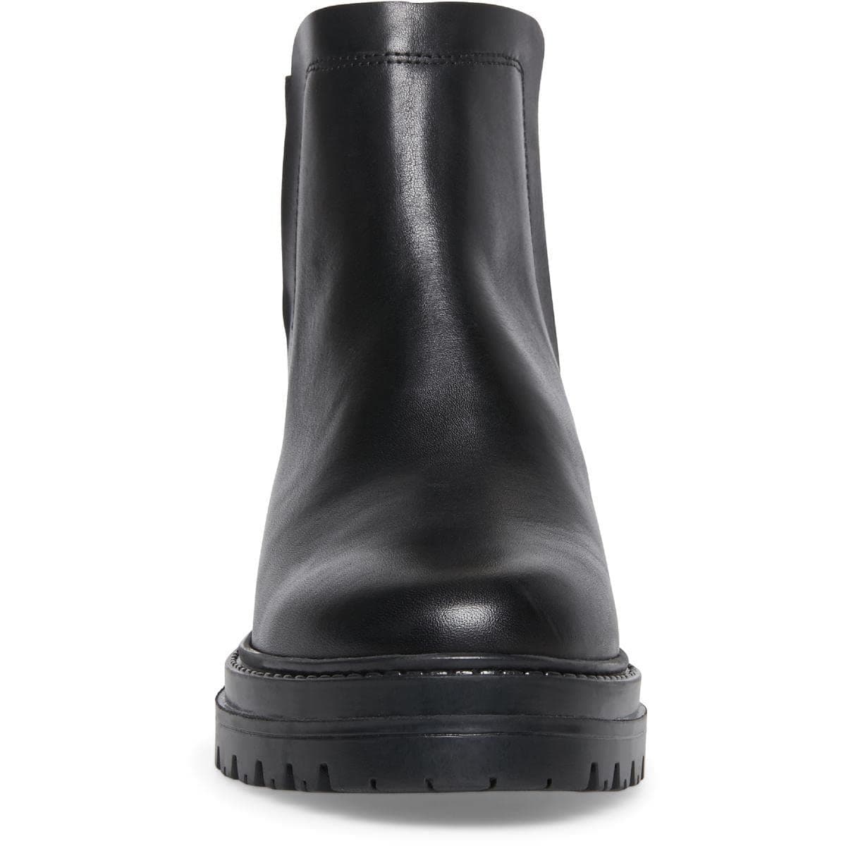 Steve Madden Moira Chelsea Boots Black Leather Lug Sole Women’s Size 7.5 - Thumbnail 5