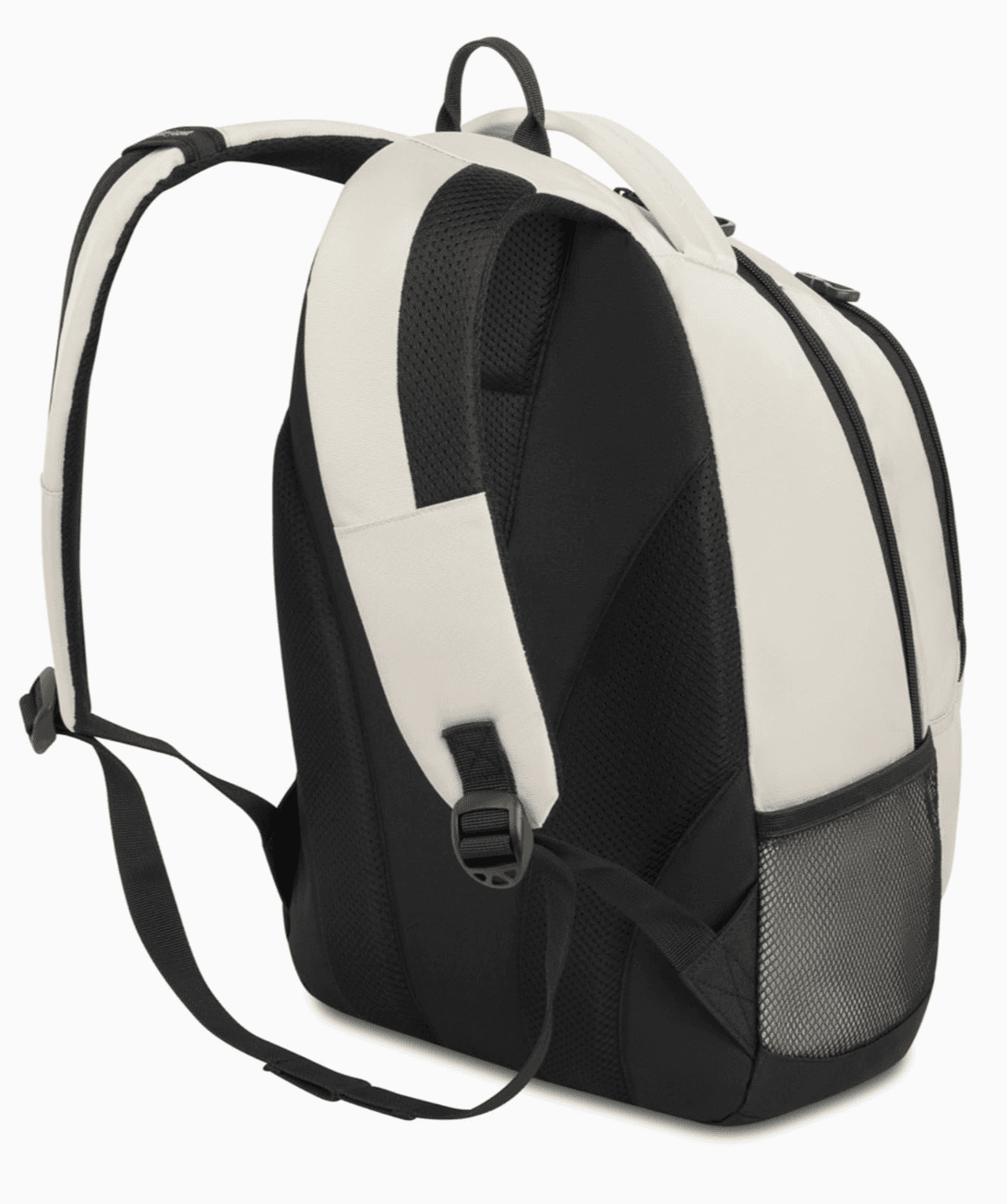 SwissGear 1186 Bungee Core Laptop Backpack 17 inch Cream/Black Special Edition - Thumbnail 4