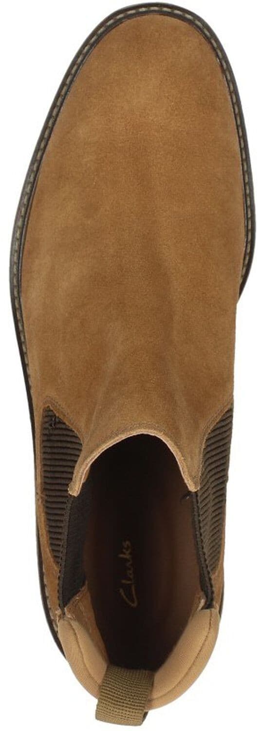 Clarks Men's Clarkdale Hall boot Shoes Cognac Suede Size 8 M - Thumbnail 6