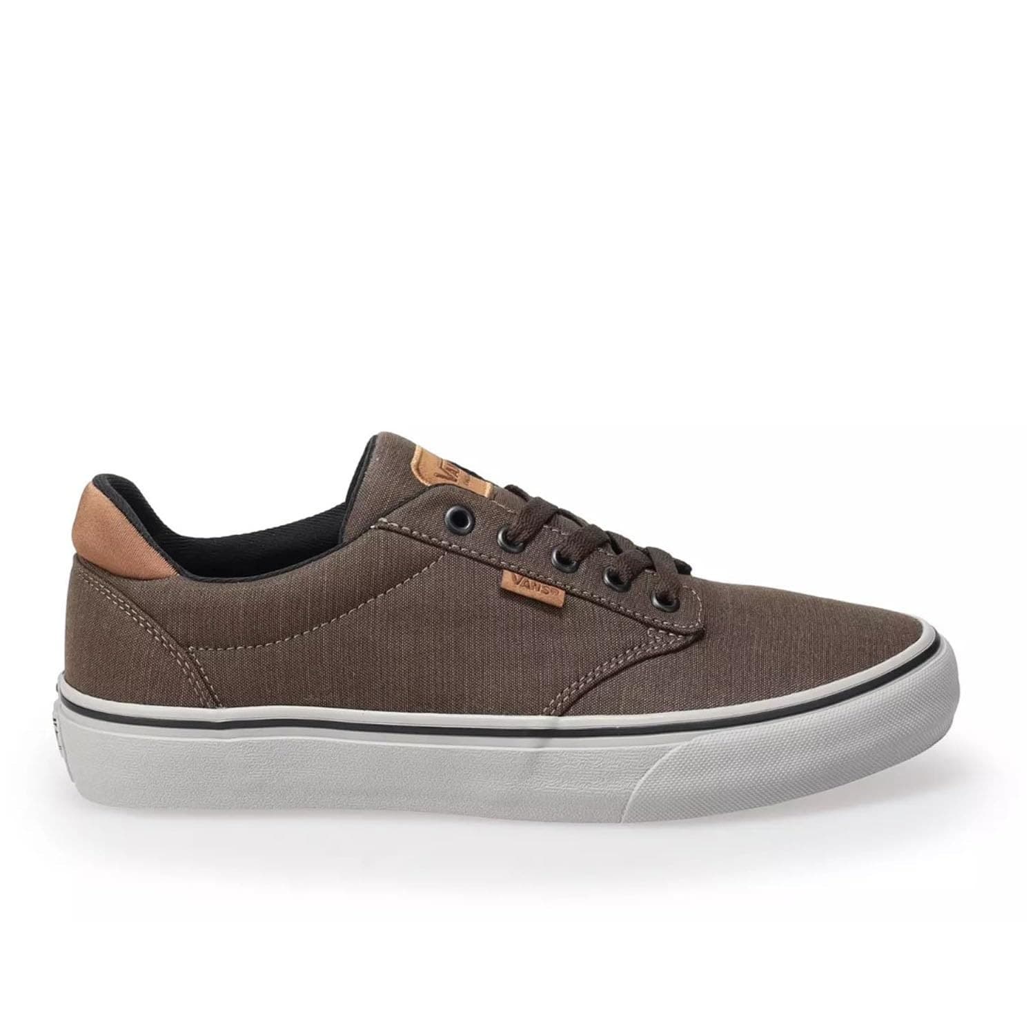Vans Atwood Delux Textile Men's Skate Shoes - Brown size 11.5 M - Thumbnail 2
