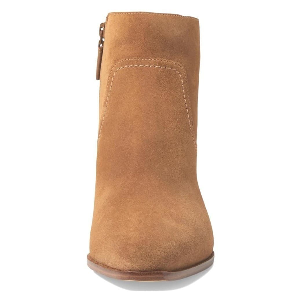 Cole Haan Womens Naia Suede Ankle Boot Snip Toe Zip Western Golden Toffee 11 B - Thumbnail 4