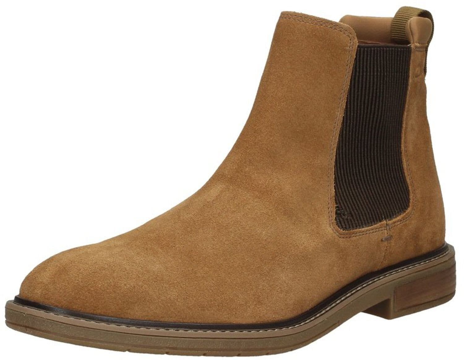 Clarks Men's Clarkdale Hall boot Shoes Cognac Suede Size 8 M - Thumbnail 4