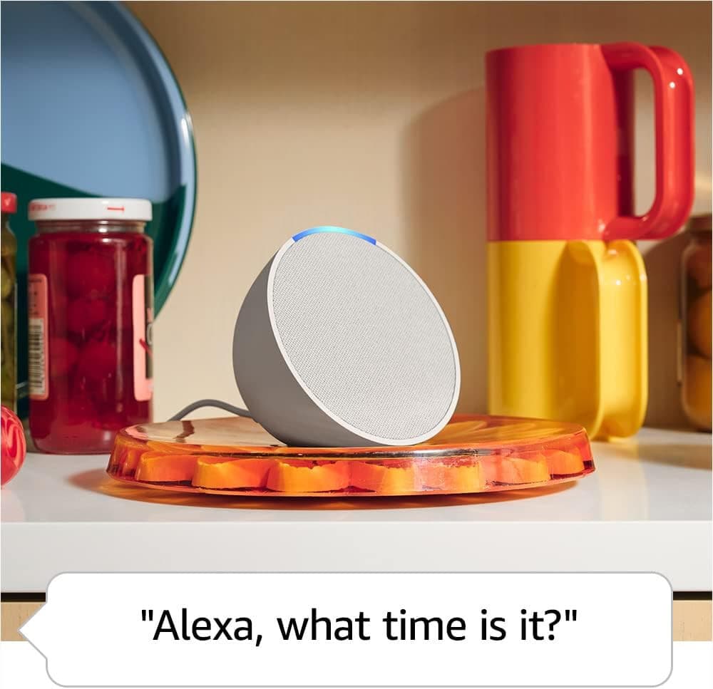 Amazon Echo Pop Smart Speaker Latest 2024 Alexa Full sound New Sealed Lavender - Thumbnail 3