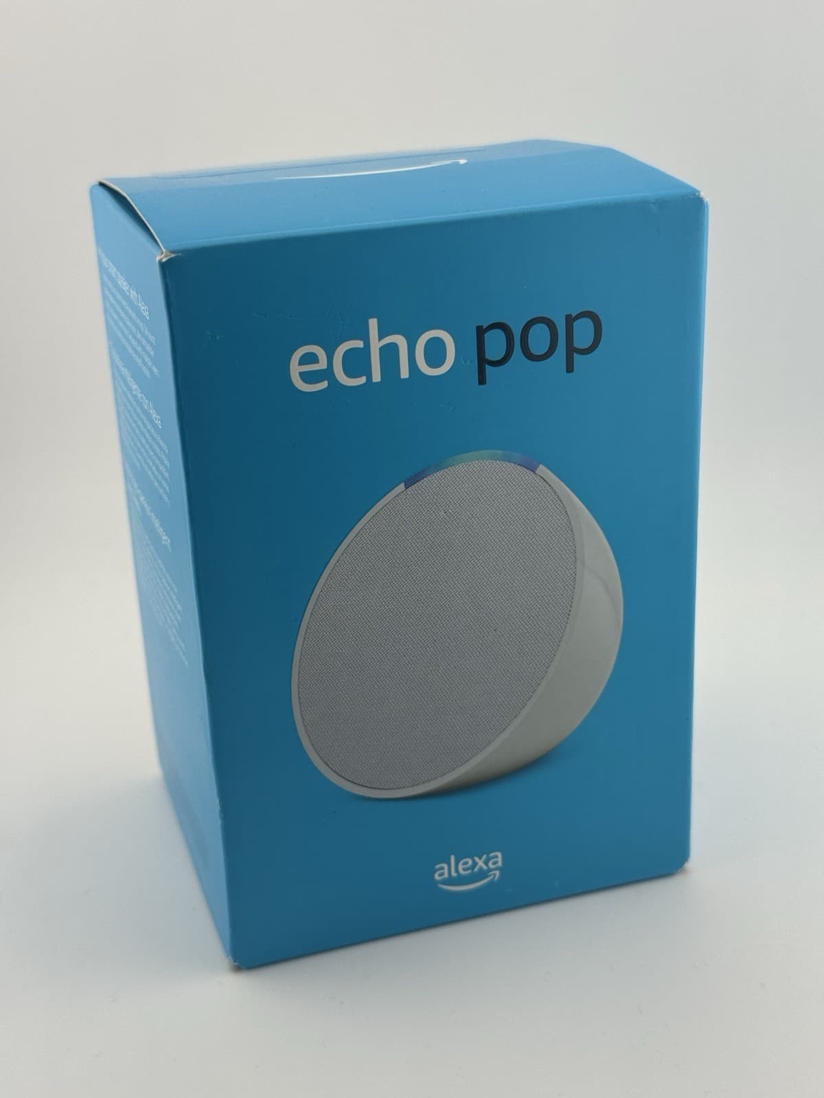 Amazon Echo Pop Smart Speaker Latest 2024 Alexa Full sound New Sealed White - Thumbnail 2