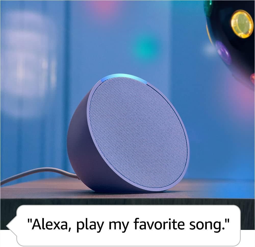 Amazon Echo Pop Smart Speaker Latest 2024 Alexa Full sound New Sealed White - Thumbnail 7