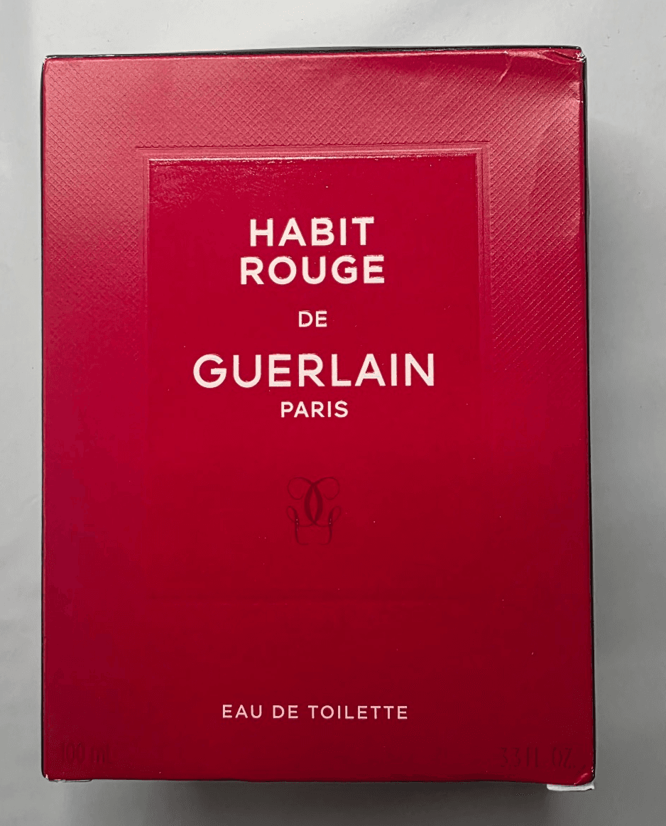Habit Rouge by Guerlain for Men 3.3 oz Eau de Parfum Spray NEW 100% AUTHENTIC - Thumbnail 3