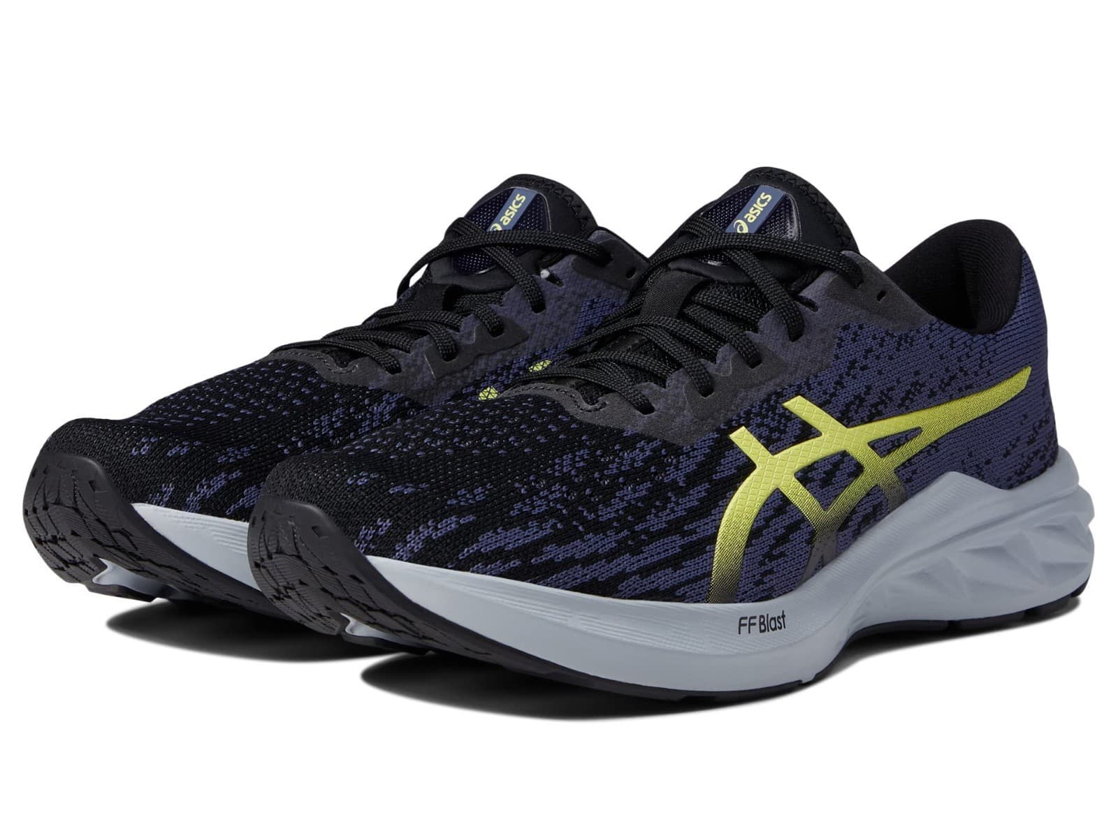 Asics Dynablast 2 Shoes Men's Black/Glow Yellow Low Top Running Sneakers 9 M - Image 1