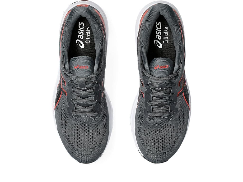 ASICS Men's GT-1000 12 Running Shoe, Carrier Grey/True RED 9.5 EXTRA WIDE 4E - Thumbnail 5