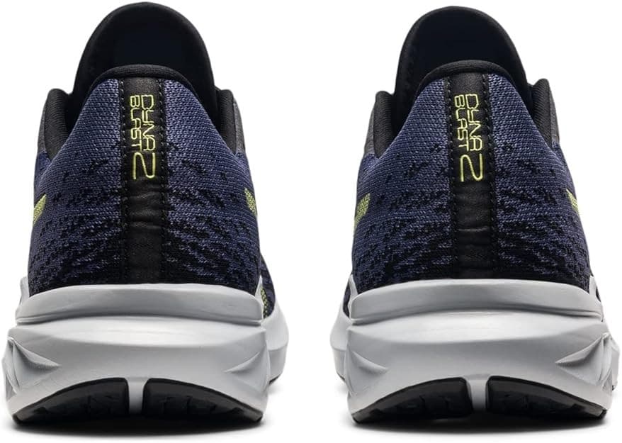 Asics Dynablast 2 Shoes Men's Black/Glow Yellow Low Top Running Sneakers 9 M - Thumbnail 5