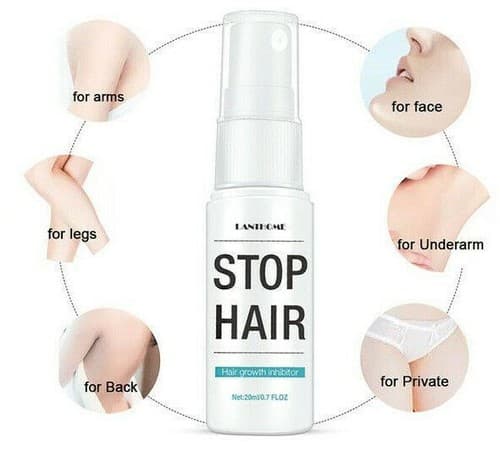 HOT 100% Natural Permanent Hair Removal Spray Stop Hair Growth Inhibitor Remover - Thumbnail 3