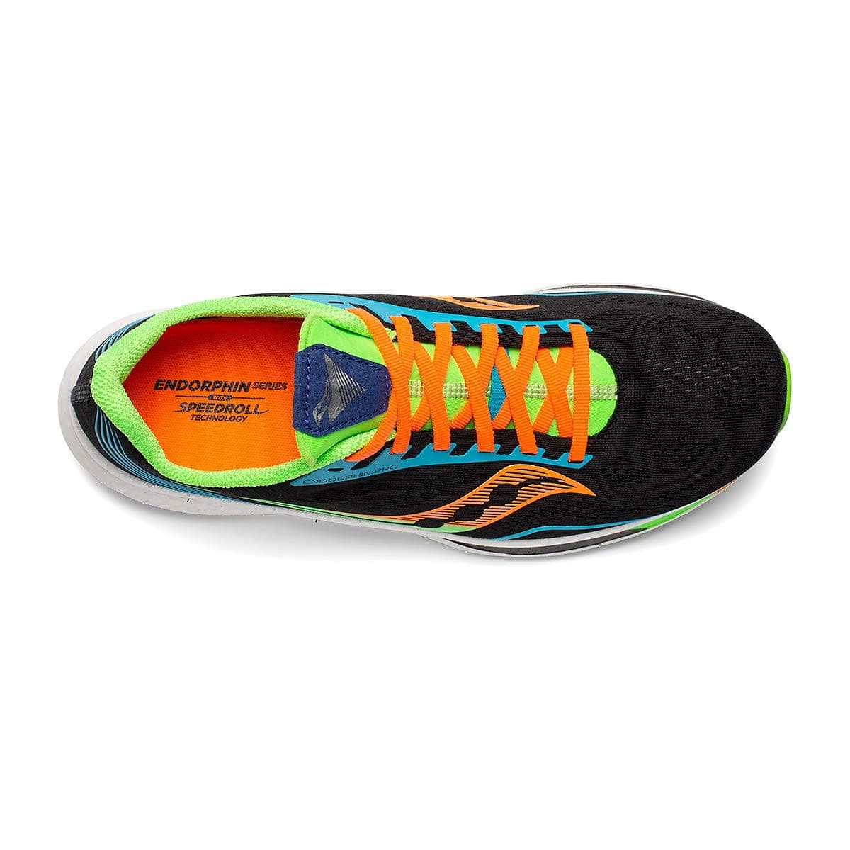 Saucony Mens Endorphin Pro Running Shoes Future Black Size 14 M - Thumbnail 4