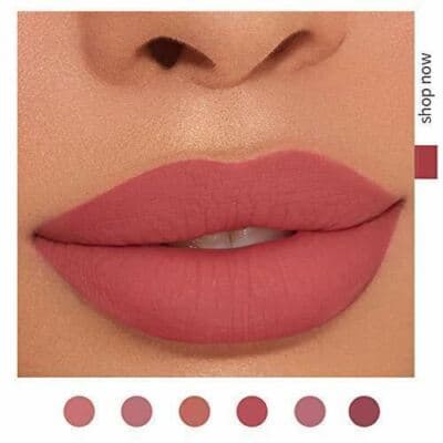 6 Colors Velvet Liquid Lipstick Set – Long Lasting Waterproof Non-Stick Lips B - Thumbnail 4