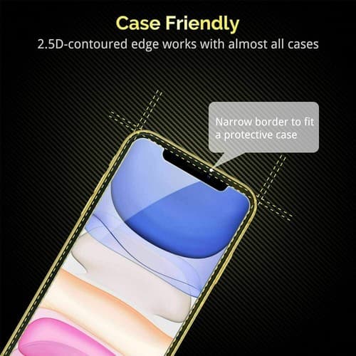 3 Pack Tempered Glass Screen Protector for iPhone 13 12 11 Pro Max XR XS 8 Plus - Thumbnail 7