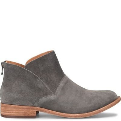 KORK-EASE Women's Ryder Ankle Boot Grey Suede, 7.5 M US - Thumbnail 2