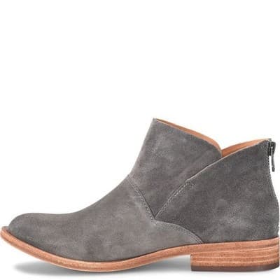 KORK-EASE Women's Ryder Ankle Boot Grey Suede, 7.5 M US - Thumbnail 3