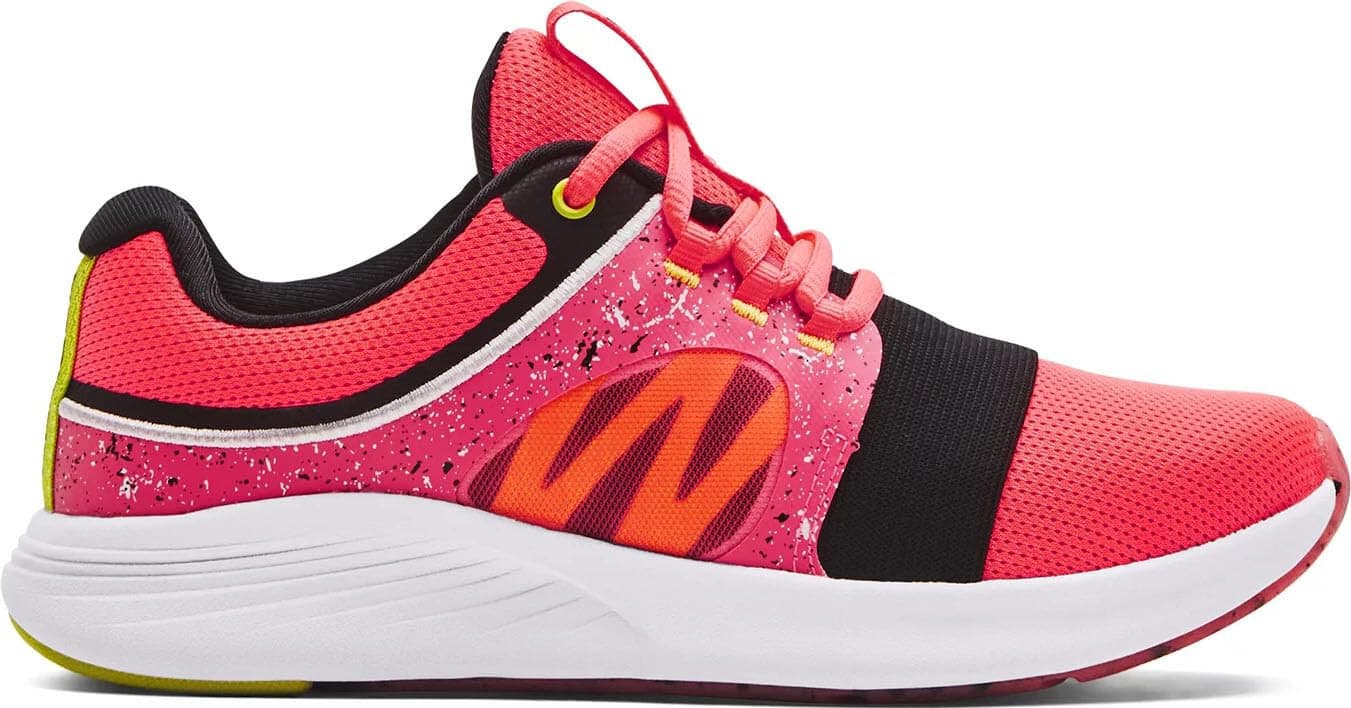 Under Armour Women's UA W Charged Breathe Bliss PaintPS Sportstyle Shoes 9.5 B - Thumbnail 2