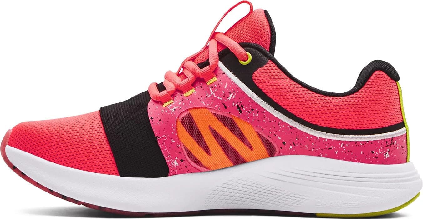 Under Armour Women's UA W Charged Breathe Bliss PaintPS Sportstyle Shoes 9.5 B - Thumbnail 3