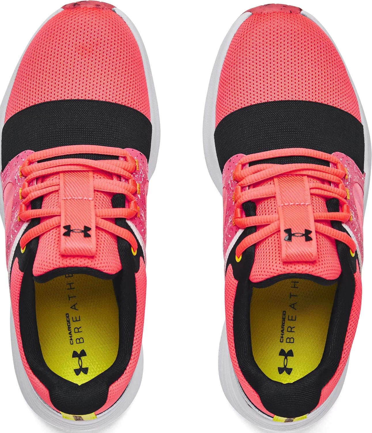 Under Armour Women's UA W Charged Breathe Bliss PaintPS Sportstyle Shoes 9.5 B - Thumbnail 4
