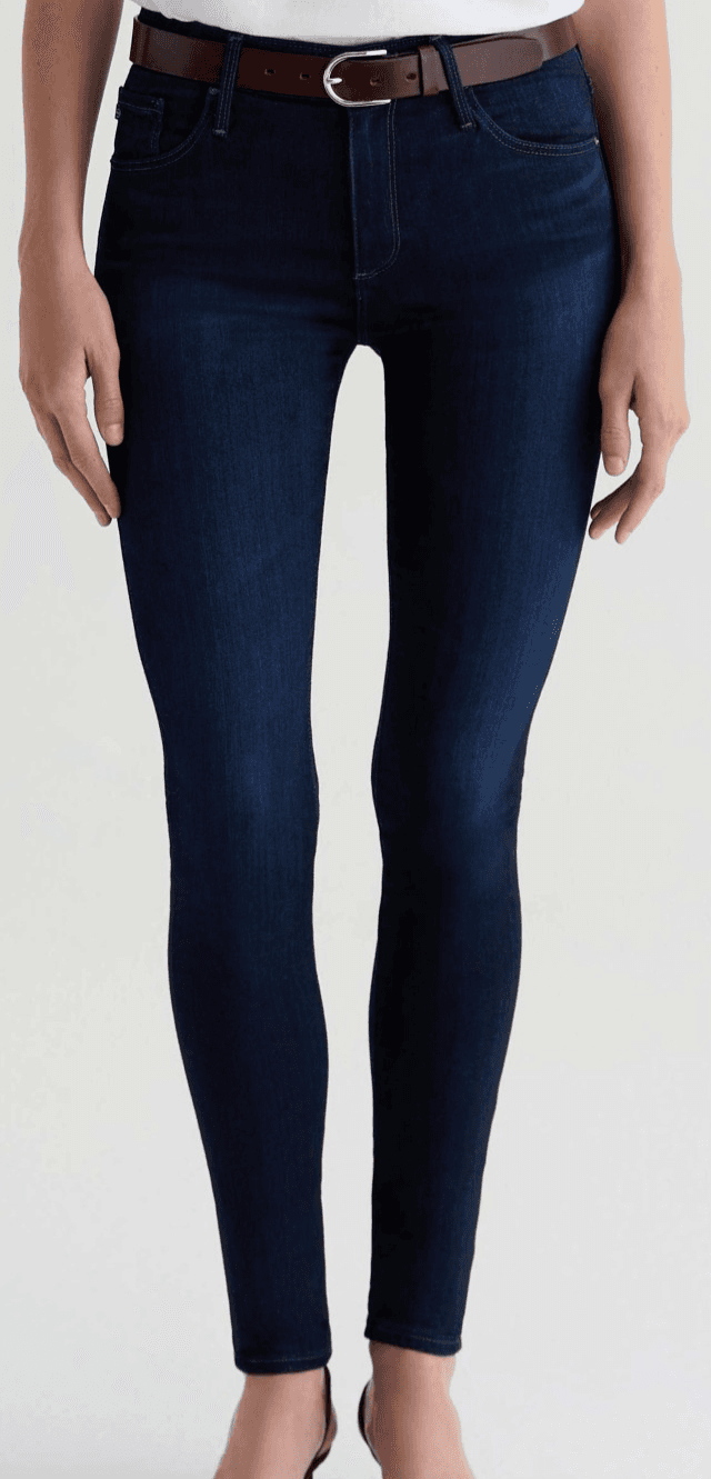 AG Adriano Goldschmied The Farrah High Rise Skinny Jeans Size 26/30 Castle Rock - Thumbnail 5