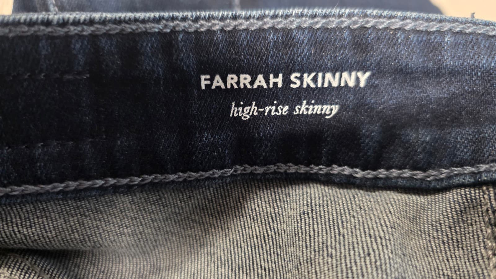 AG Adriano Goldschmied The Farrah High Rise Skinny Jeans Size 26/30 Castle Rock - Thumbnail 8
