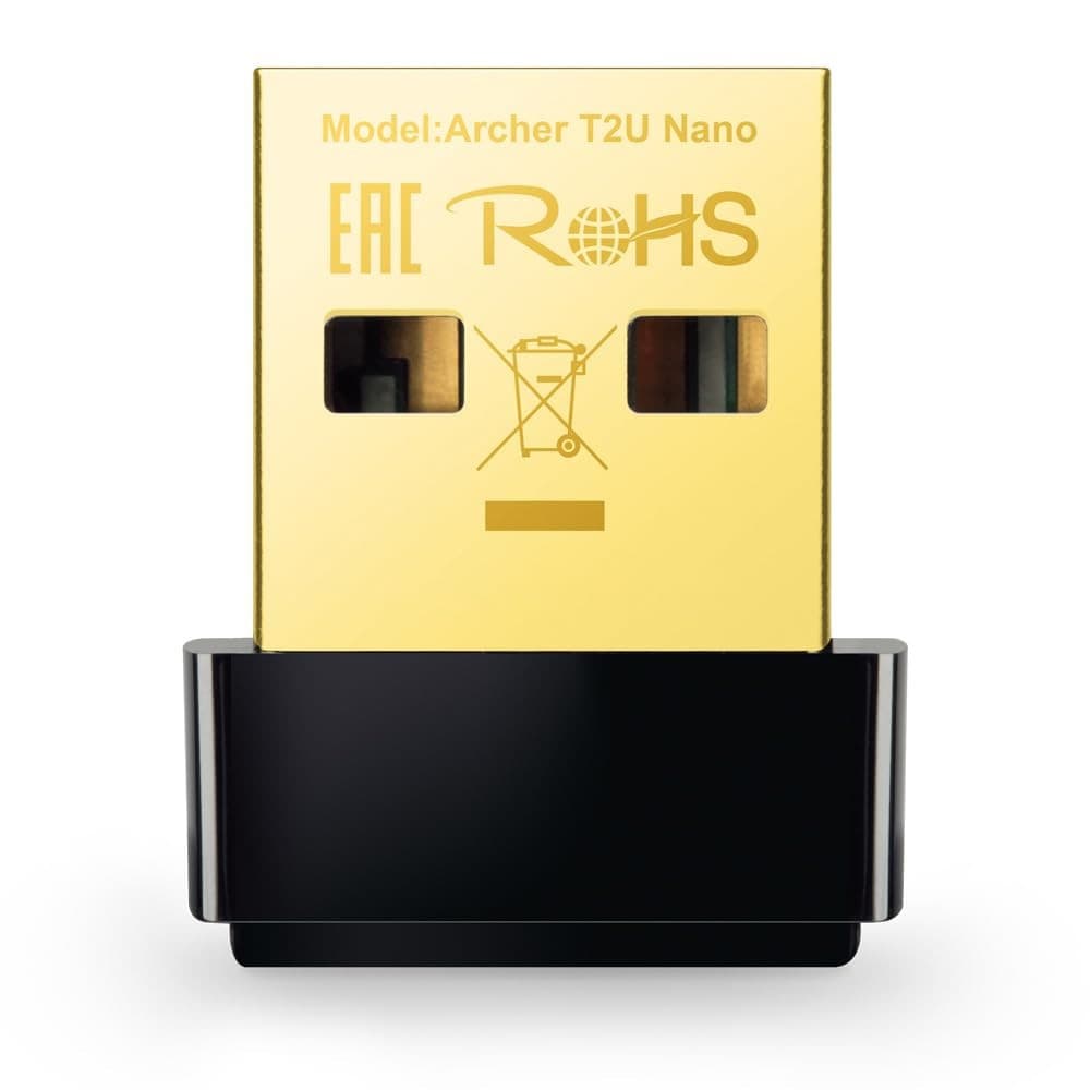 TP-LINK AC600 Archer T2U Nano 433Mbps + 200Mbps Dual Band easy mini size usb - Image 1