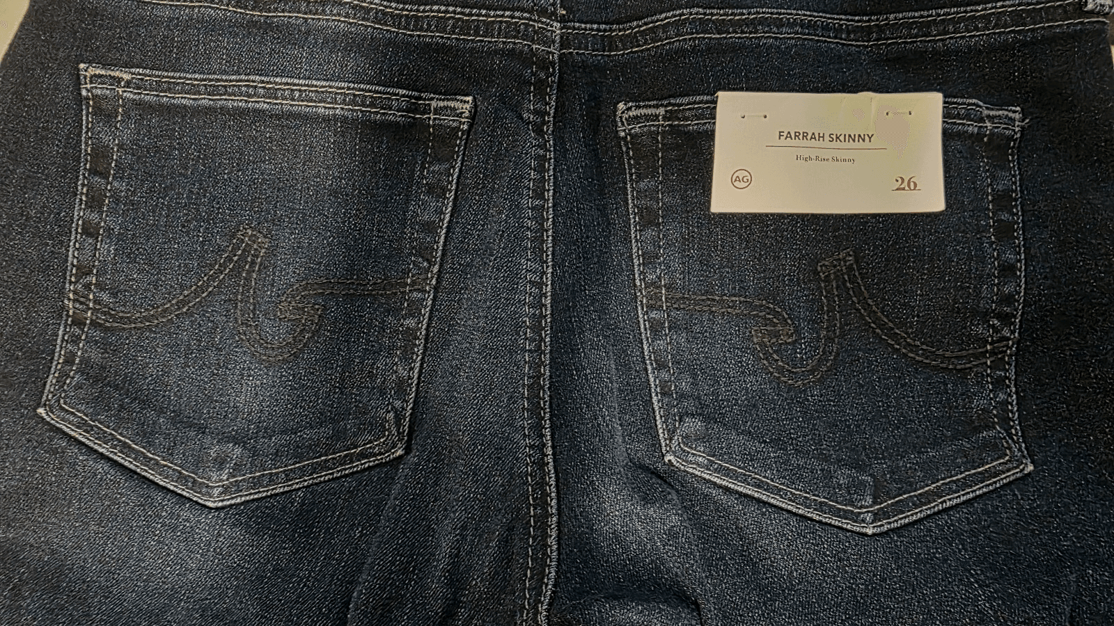 AG Adriano Goldschmied The Farrah High Rise Skinny Jeans Size 26/30 Castle Rock - Thumbnail 9