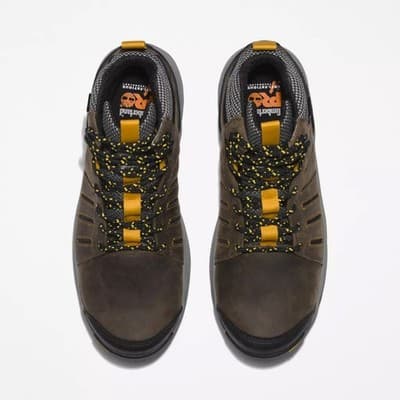 Men's Timberland PRO Trailwind Waterproof Composite Toe Boot Brown/Yellow SZ 9 M - Thumbnail 6