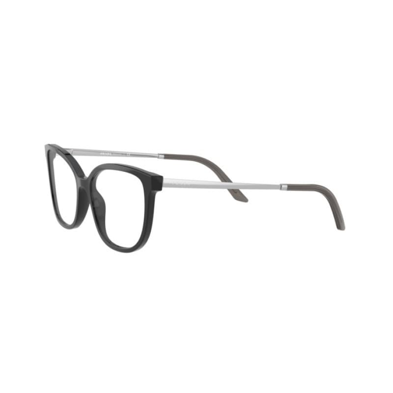Prada Eyeglasses Frames PR 07WV 1AB1O 52-17-140 Black - Thumbnail 3