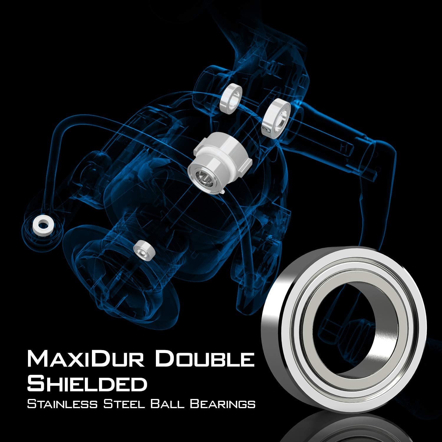 KastKing Crixus Spinning Reel Size 3000 17.5LBs Max Drag Fishing Reel White - Thumbnail 7