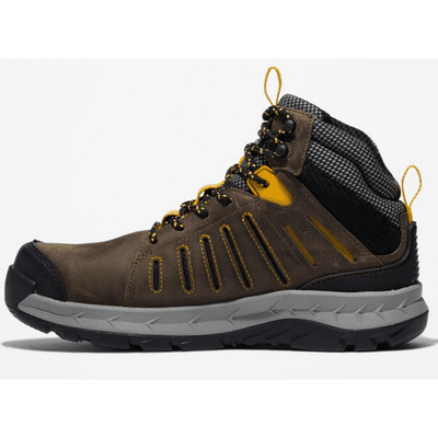 Men's Timberland PRO Trailwind Waterproof Composite Toe Boot Brown/Yellow SZ 9 M - Thumbnail 3