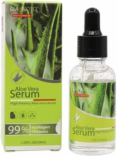 Aloe Vera Facial Serum – Natural Acne Healing & Soothing Skin Repair - Thumbnail 2