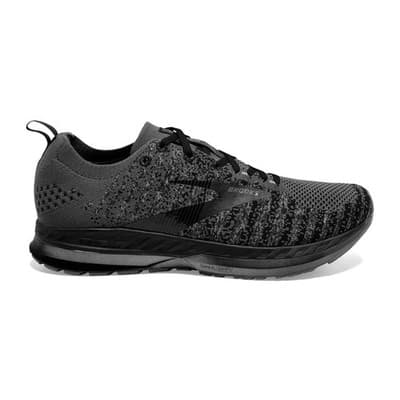 Brooks Mens Bedlam 2 Running Shoe - Ebon Size 8 Ebony/Black/Grey - Thumbnail 3