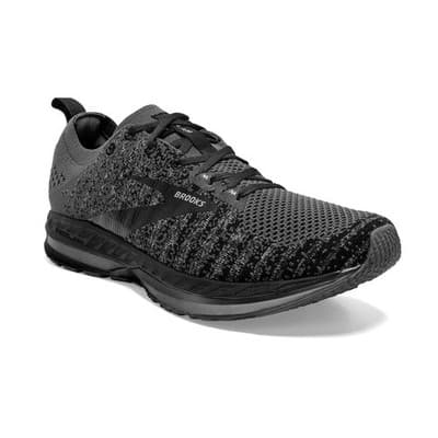 Brooks Mens Bedlam 2 Running Shoe - Ebon Size 8 Ebony/Black/Grey - Thumbnail 2