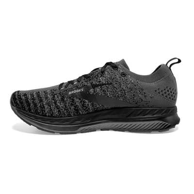 Brooks Mens Bedlam 2 Running Shoe - Ebon Size 8 Ebony/Black/Grey - Thumbnail 4