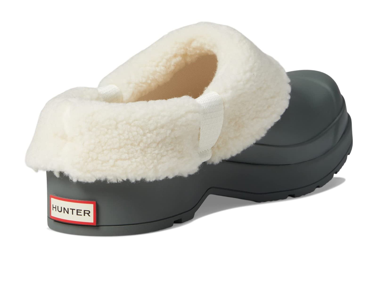 Hunter Play Sherpa Insulated Clog Women’s Urban Grey Rubber Shoe NEW Size 7 M - Thumbnail 4