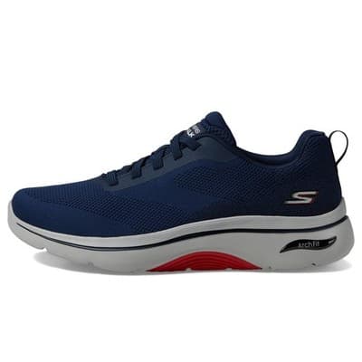 SKECHERS Performance Go Walk Arch Fit 2.0 Men's Shoes Slip On Navy 10.5 M - Thumbnail 2